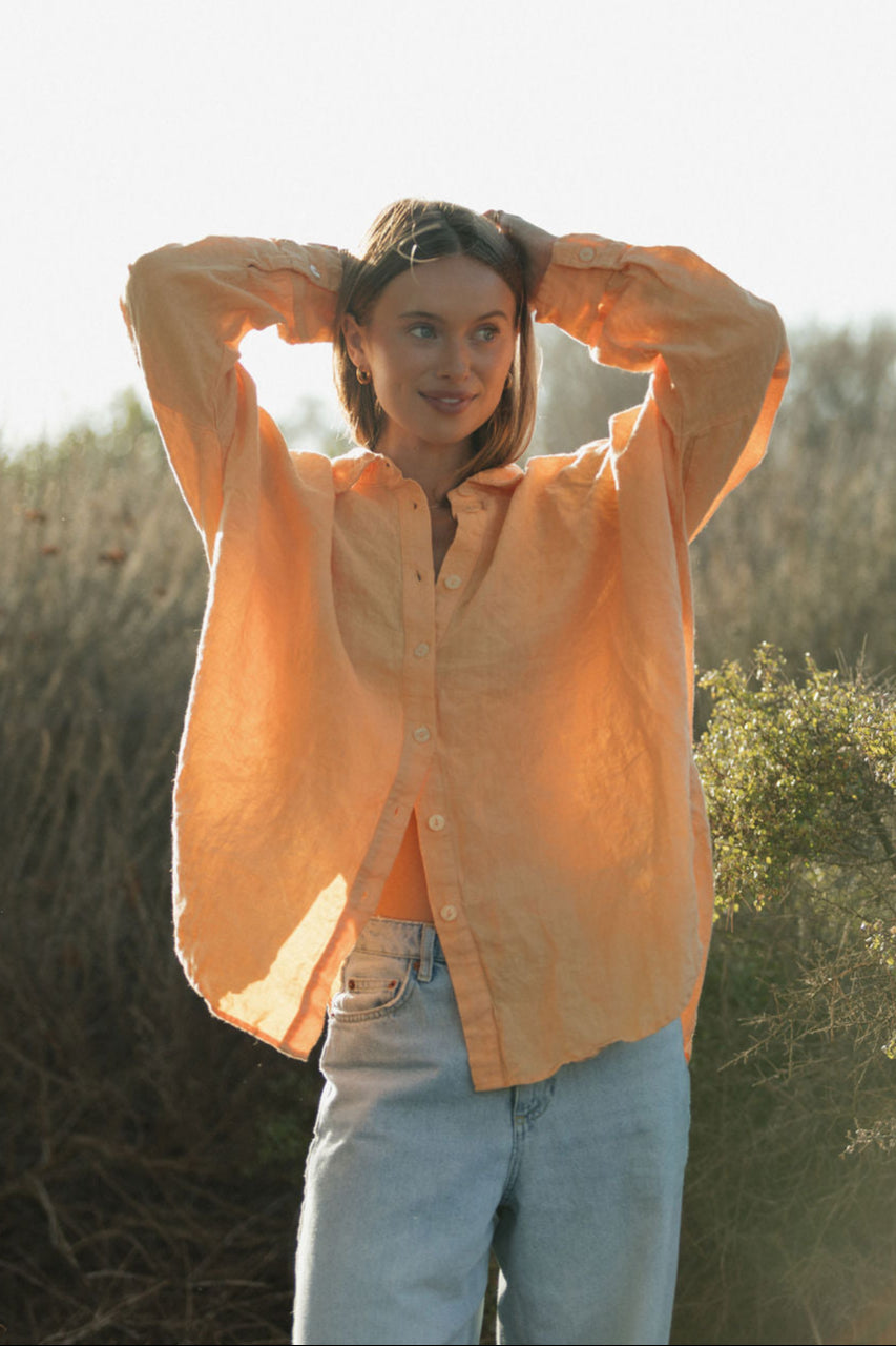 Capri Linen Strapless Top – SOLAÍ THE LABEL