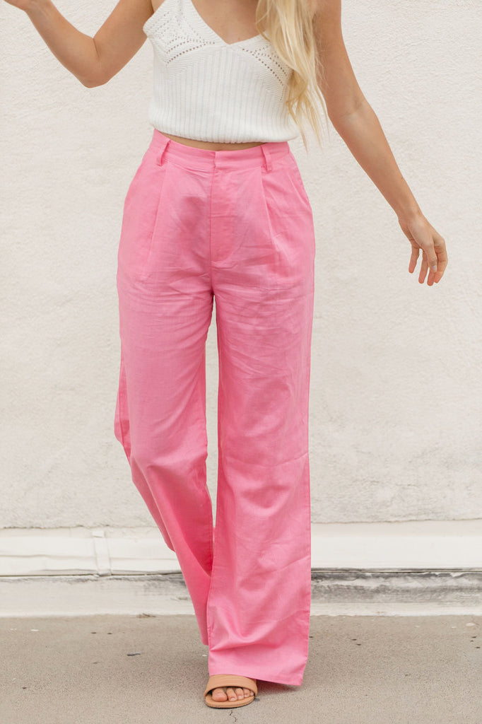 EASY LIVIN' WIDE LEG PANTS – Vanna Zee