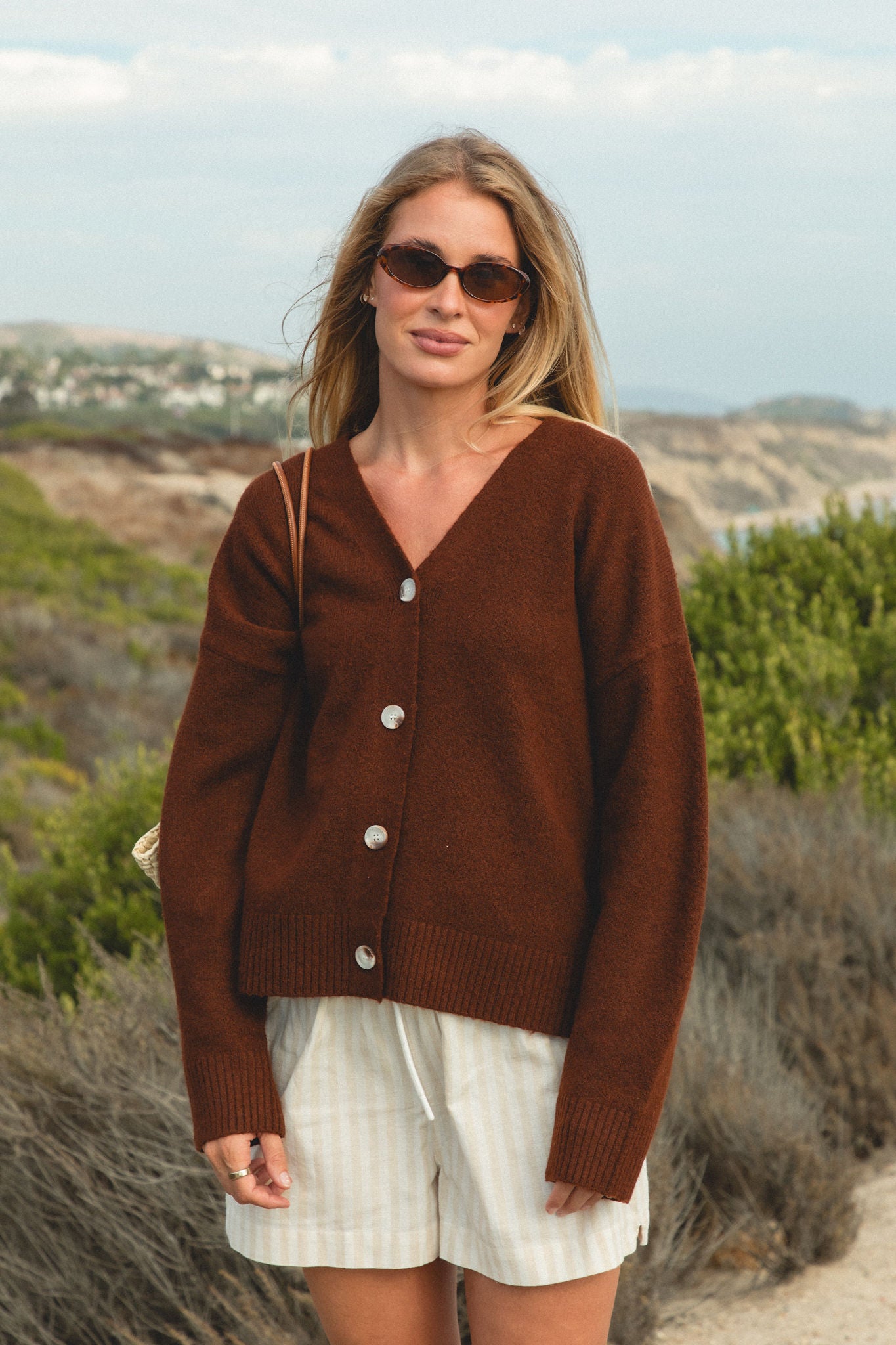 Sundown Button Cardigan – SOLAÍ THE LABEL