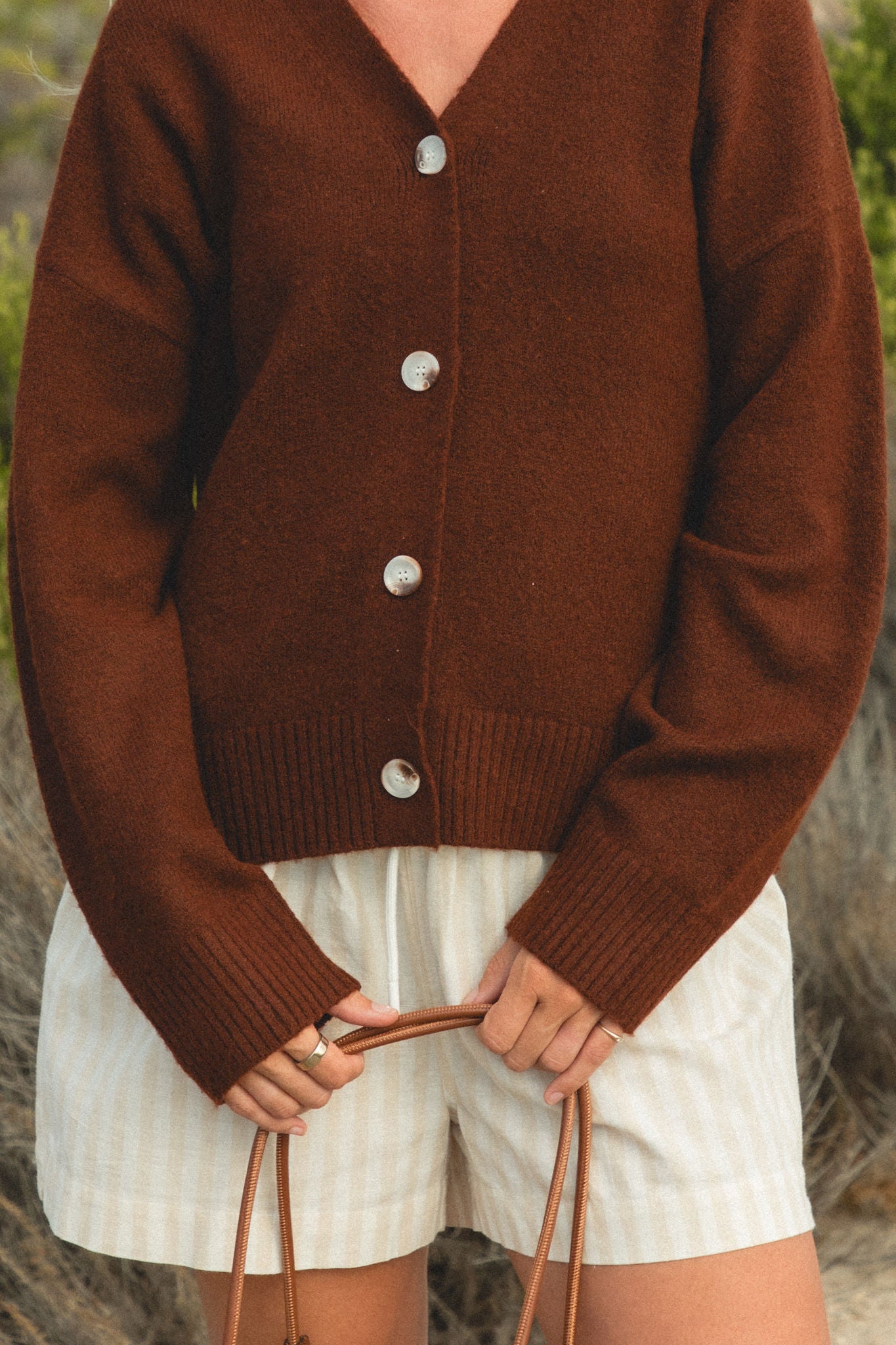 Sundown Button Cardigan – SOLAÍ THE LABEL