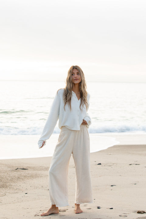 Luca Lined Linen Pants – SOLAÍ THE LABEL