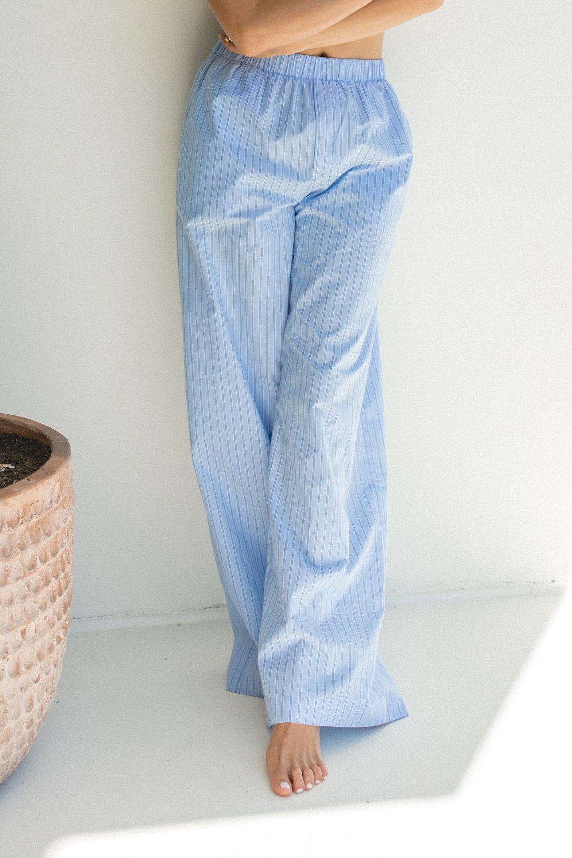 Trip Around the Sun Cotton Poplin Pants – SOLAÍ THE LABEL