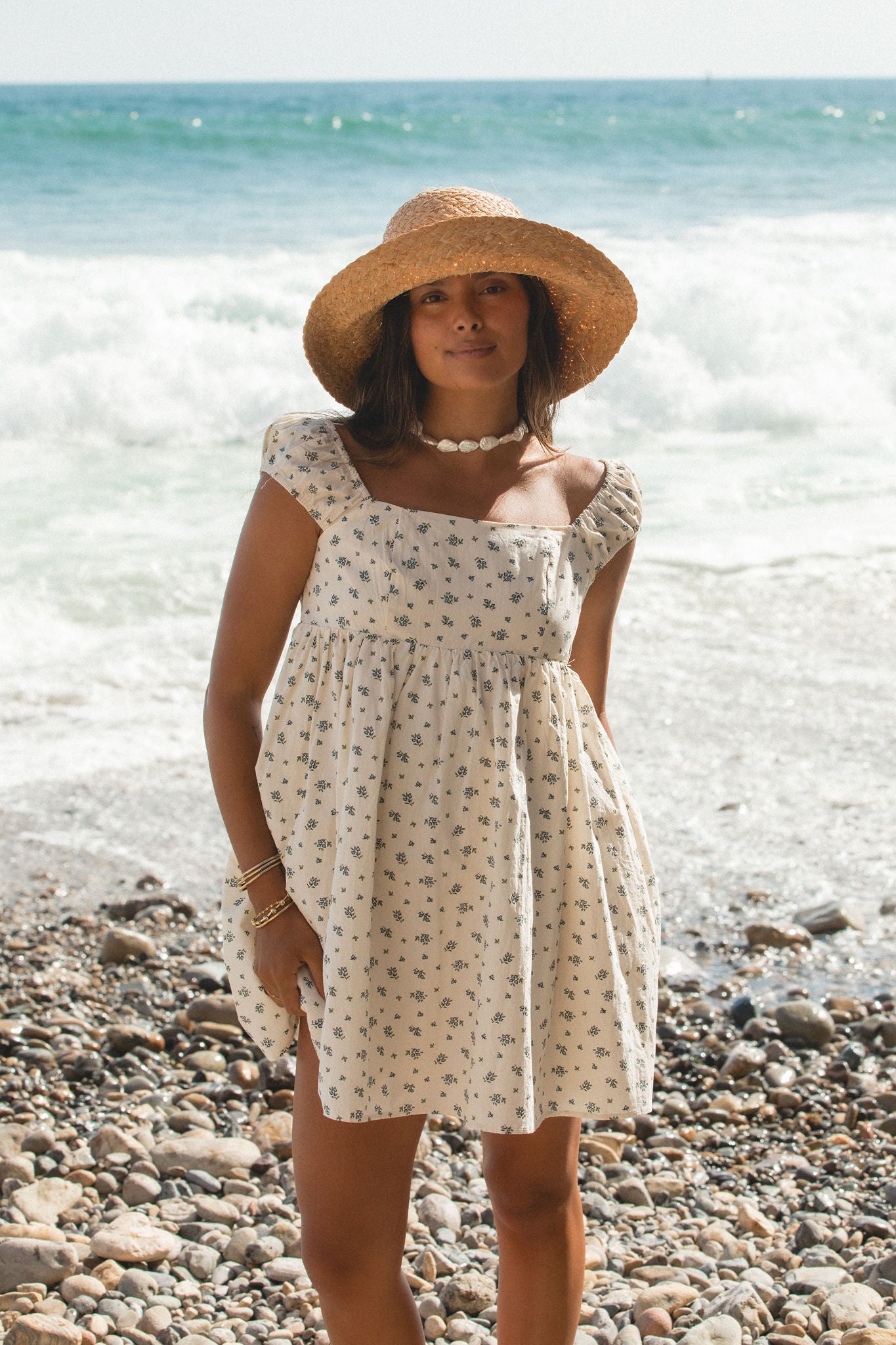 amalfi mini dress Amalfi Afternoon Linen-Blend Mini Dress L / ivory