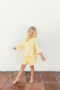 Capri Kids Linen Top