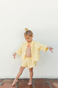 Capri Kids Linen Top