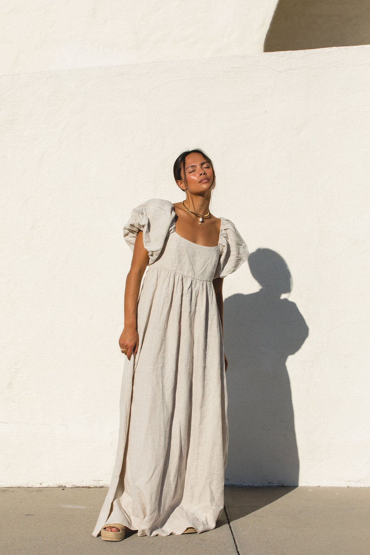 French Riviera Linen Dress – SOLAÍ THE LABEL