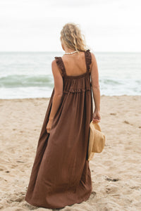 Drift Linen Blend Maxi Dress