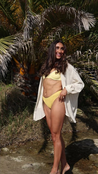 Poolside Oversized Button Top
